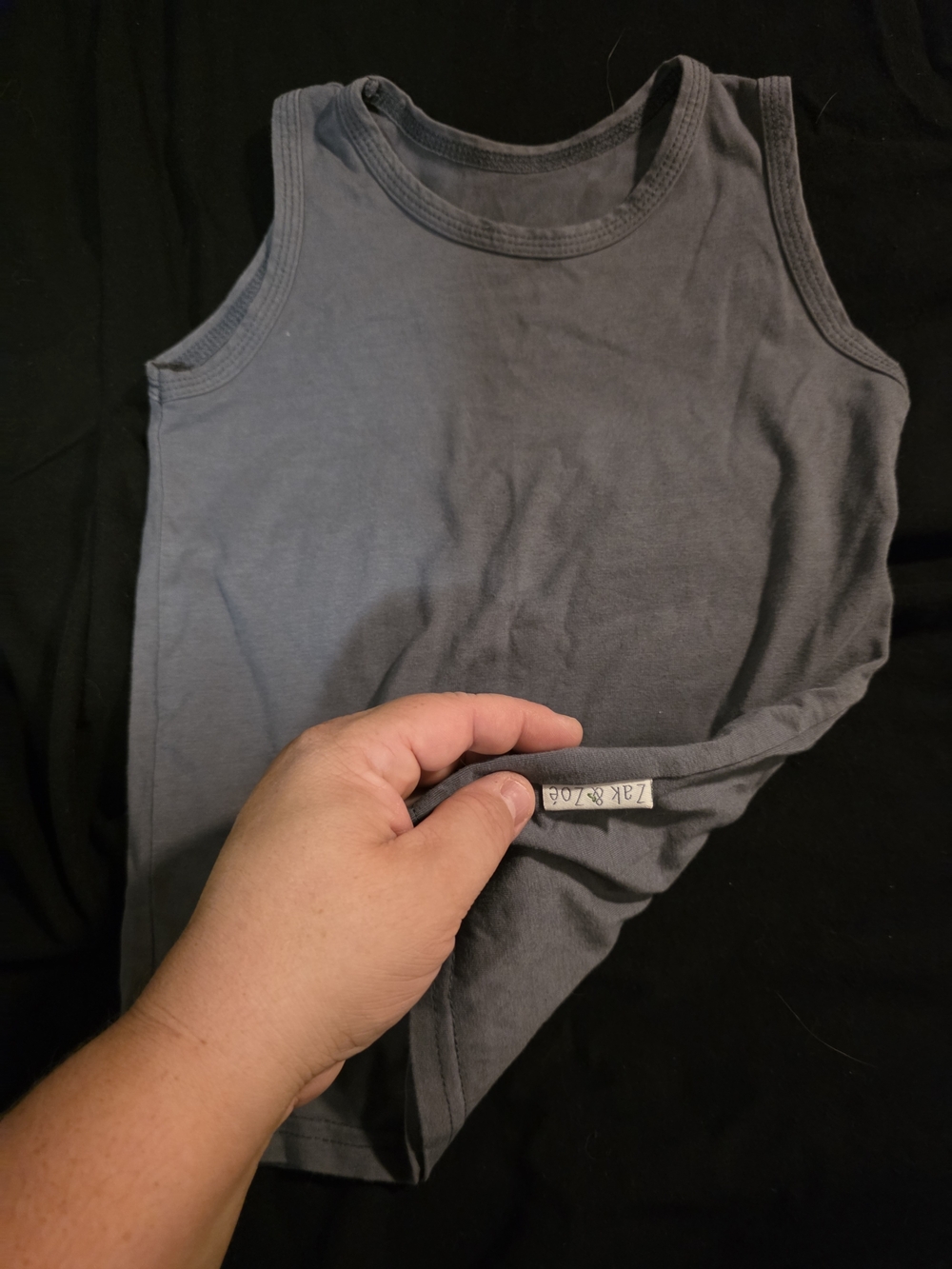 Kids Basic Sleeveless Tank Top - Gray